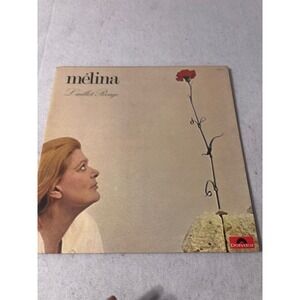 Polydor L'Oeillet Rouge Melina Mercouri LP 12" Black Good French Chanson Vinyl